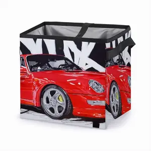 Porsche Turbo Red Car Garbage Storage Bag