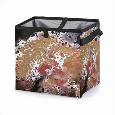 Hydrangea Gold Car Garbage Storage Bag