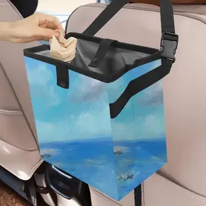 Cliffside Beach Car Garbage Storage Bag