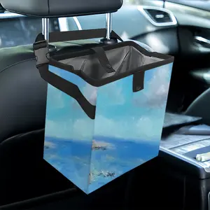 Cliffside Beach Car Garbage Storage Bag