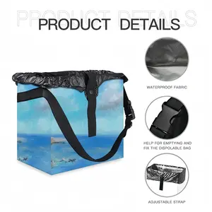 Cliffside Beach Car Garbage Storage Bag