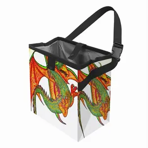 Clutching Dragon Car Garbage Storage Bag