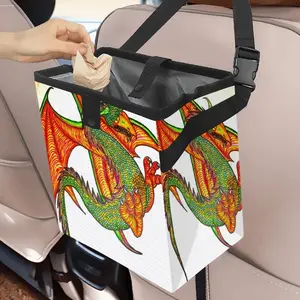 Clutching Dragon Car Garbage Storage Bag