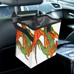 Clutching Dragon Car Garbage Storage Bag