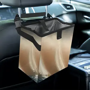 Sailboats J12 In Storm Car Garbage Storage Bag