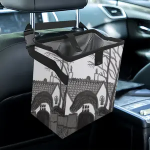 Creepy Cottage Car Garbage Storage Bag