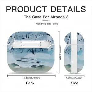 Watercolor - N Airpods 3 Case (Hard Shell, White)