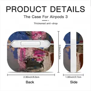 Busted Airpods 3 Case (Hard Shell, White)