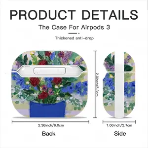 Blue Vase Airpods 3 Case (Hard Shell, White)