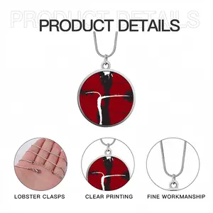 Intersection#104 2010 Snake Bone Chain Round Pendant Necklace