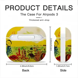 Back To The 30S Airpods 3 Case (Hard Shell, White)