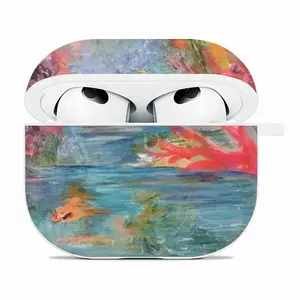 Alligator In Plastic River Airpods 3 Case (Hard Shell, White)