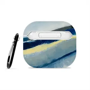 Blue Abstract Airpods 3 Case (Hard Shell, White)