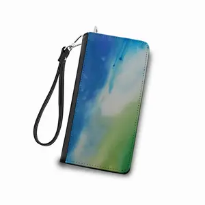 Waves Of Grass Right Panel Women's Wallet