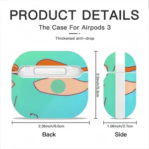 The Count Airpods 3 Case (Hard Shell, White)