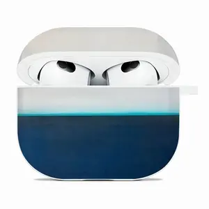 Charcoal White Teal Series 3 Airpods 3 Case (Hard Shell, White)