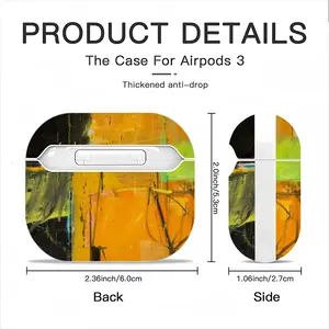 New York Airpods 3 Case (Hard Shell, White)