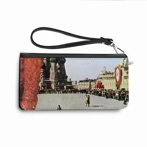 Lady In Red Square Women's Wallet