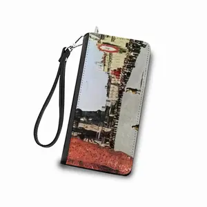 Lady In Red Square Women's Wallet