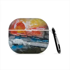 Sunset Airpods 3 Case (Hard Shell, White)