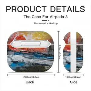 Sunset Airpods 3 Case (Hard Shell, White)