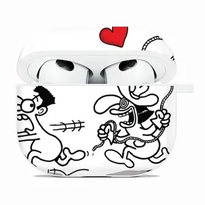 Love Hunt Airpods 3 Case (Hard Shell, White)