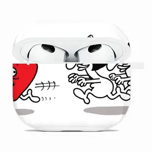 Chasing Love Airpods 3 Case (Hard Shell, White)