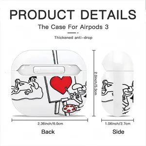 Art Lover Airpods 3 Case (Hard Shell, White)