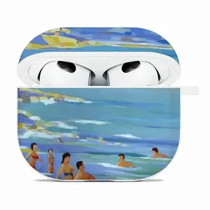 Bathers In Antibes Airpods 3 Case (Hard Shell, White)