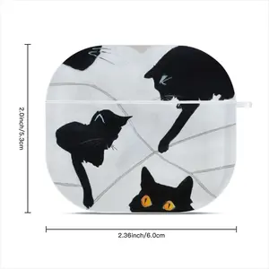 Cats With Thread Airpods 3 Case (Hard Shell, White)