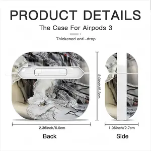 Iced Water 10 Airpods 3 Case (Hard Shell, White)