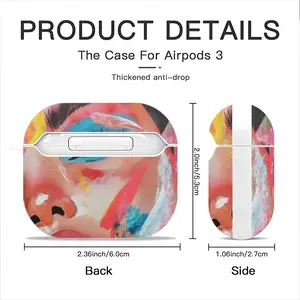 Juicy Airpods 3 Case (Hard Shell, White)