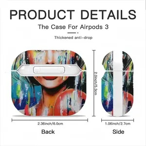 Summer Rain Airpods 3 Case (Hard Shell, White)