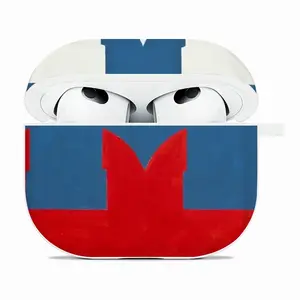 Flag 1 Airpods 3 Case (Hard Shell, White)