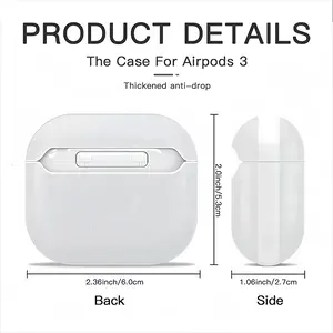 White Airpods 3 Case (Hard Shell, White)