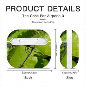 New Hampshire Dragon Fly Airpods 3 Case (Hard Shell, White)