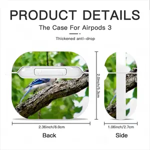 Blue Jay Show Off Airpods 3 Case (Hard Shell, White)