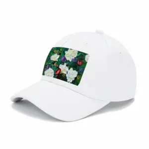 The Pleasure Of Flowers D Baseball Cap (White)