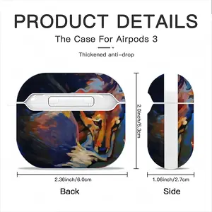 Bun Airpods 3 Case (Hard Shell, White)