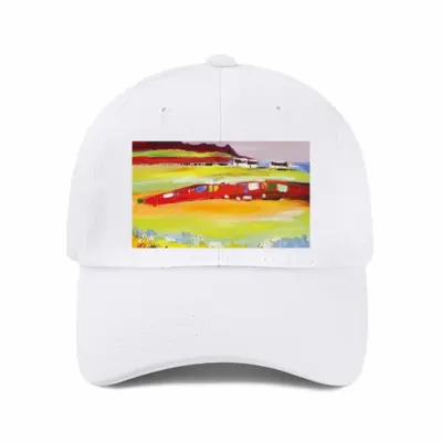 Living Near The Sea Baseball Cap (White)