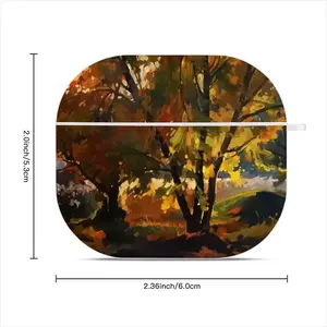 Autumn Sunset Airpods 3 Case (Hard Shell, White)