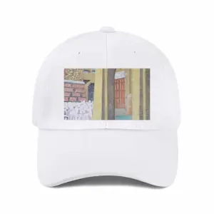 A Crowd Began To Form Baseball Cap (White)