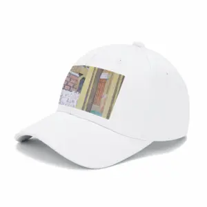 A Crowd Began To Form Baseball Cap (White)