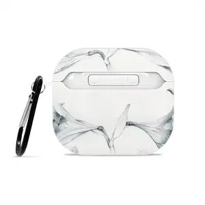 Diary With Lilies Airpods 3 Case (Hard Shell, White)