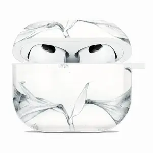 Diary With Lilies Airpods 3 Case (Hard Shell, White)