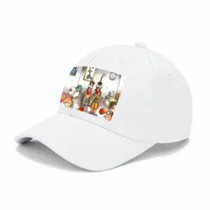 Office Injury Baseball Cap (White)