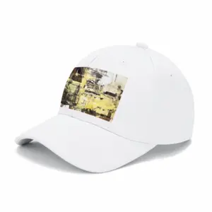 Beach And Rocks Baseball Cap (White)