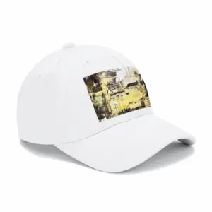 Beach And Rocks Baseball Cap (White)