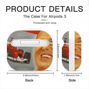 Michael Airpods 3 Case (Hard Shell, White)