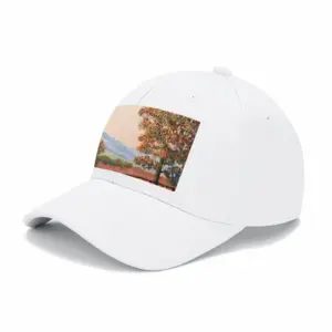 Autumn In The Country Baseball Cap (White)